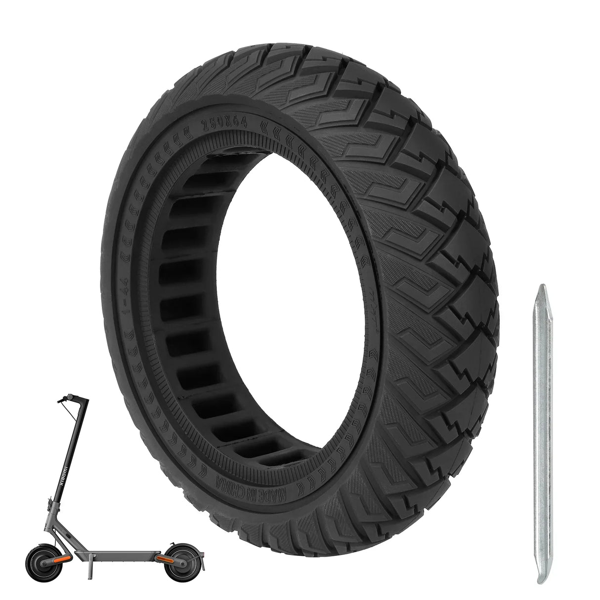 Xiaomi E-Scooter 4 Ultra Vollgummi Reifen 250x64