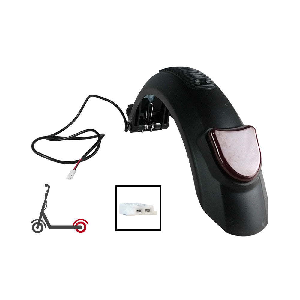 Kugoo Kirin S1 Hinterer Kotflügel mit Led