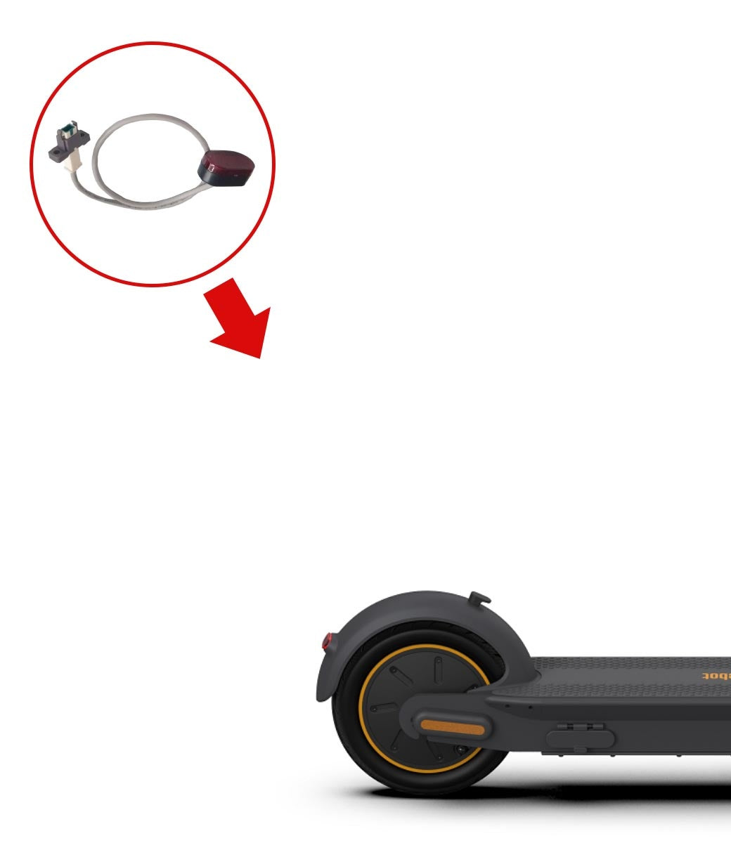 Ninebot G30 Max Rücklicht