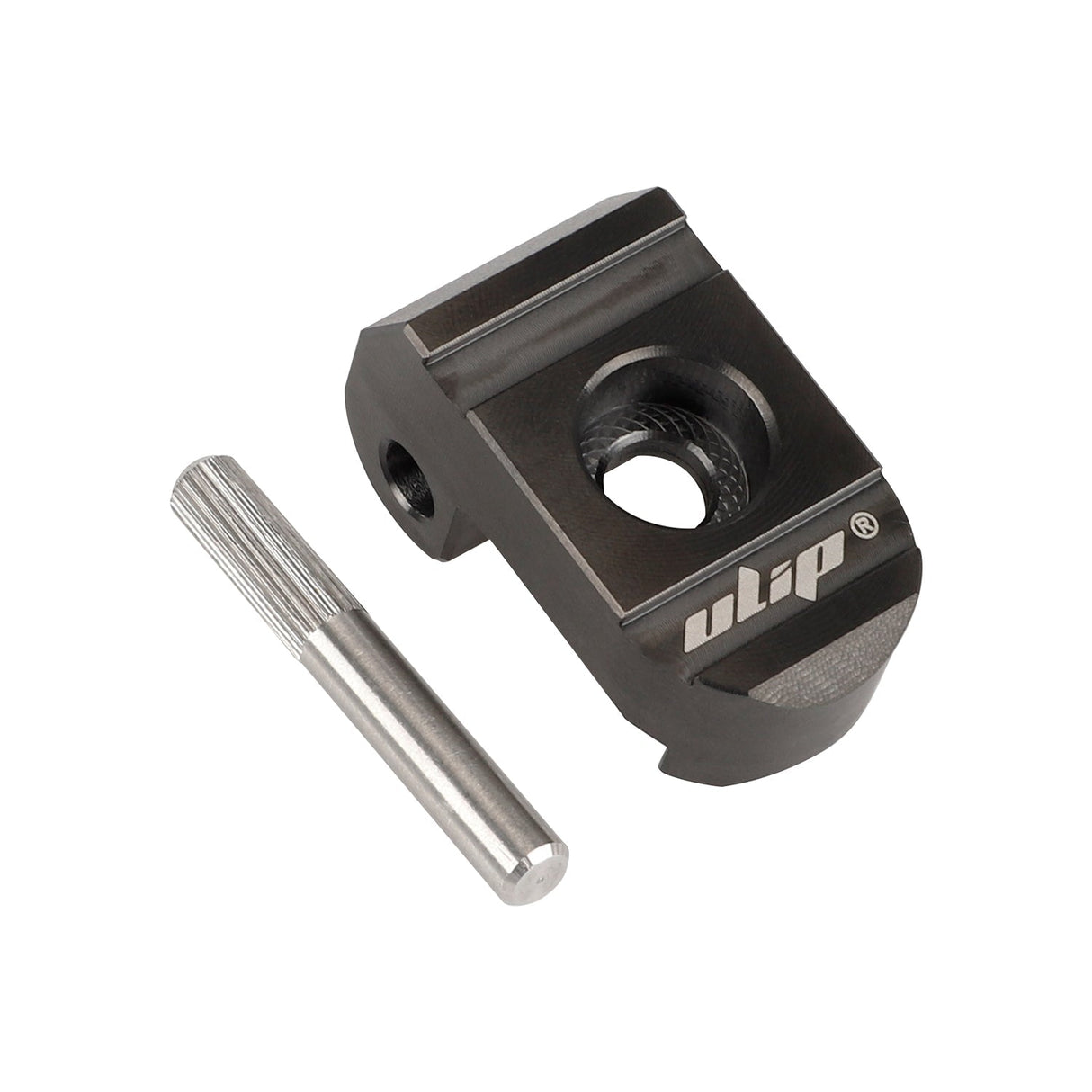 Schwarze Edelstahl-Klappschließe für Xiaomi Scooter mit Edelstahlachse