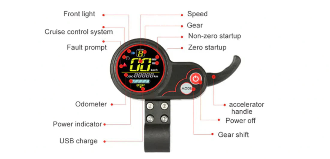 Display Anzeige QS-S4 6 Pin