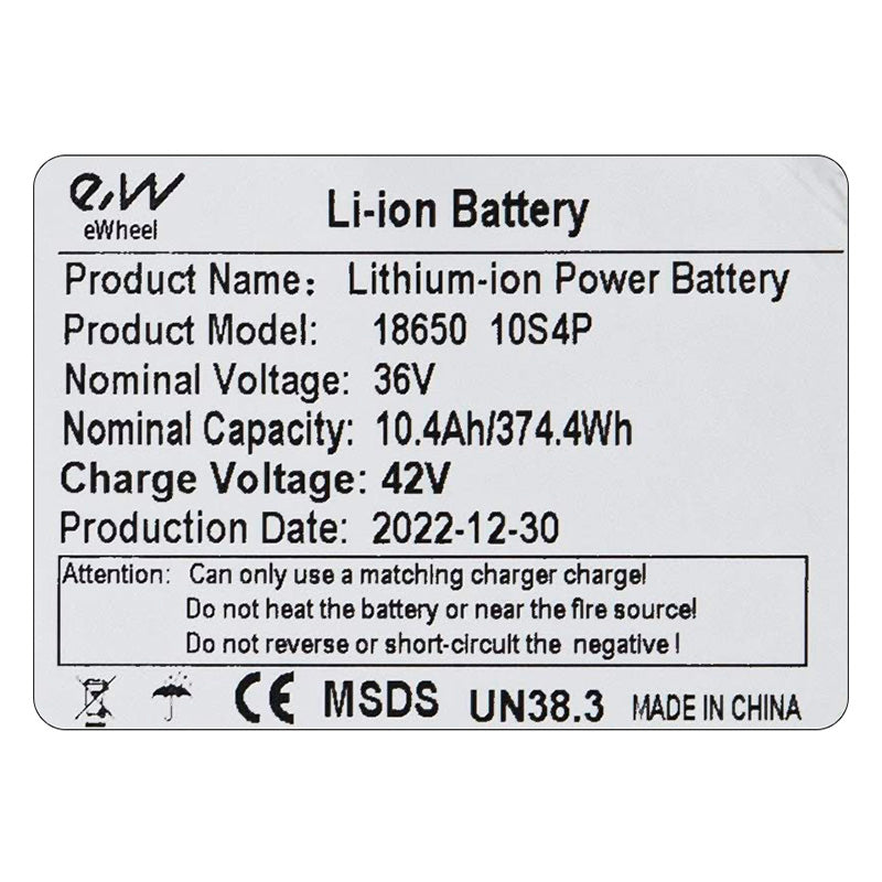 Externer Akku 36V 10,4Ah