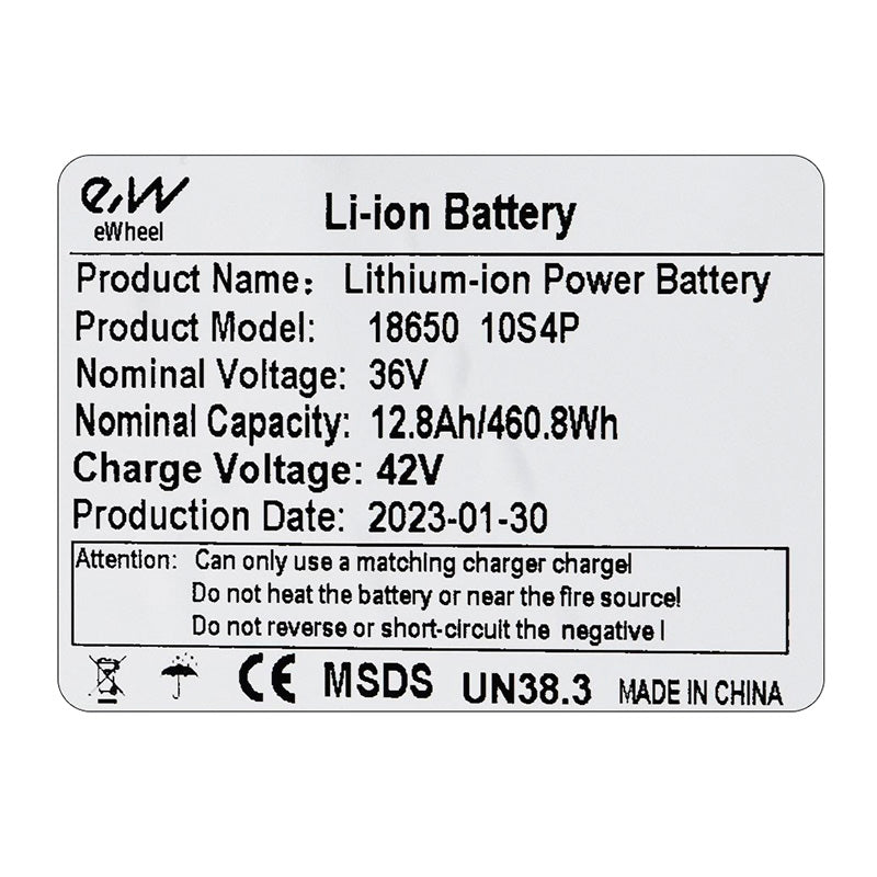 Externe Batterie 36V 12,8Ah