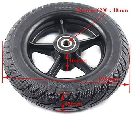 200x50 Vollgummi Reifen mit Felge