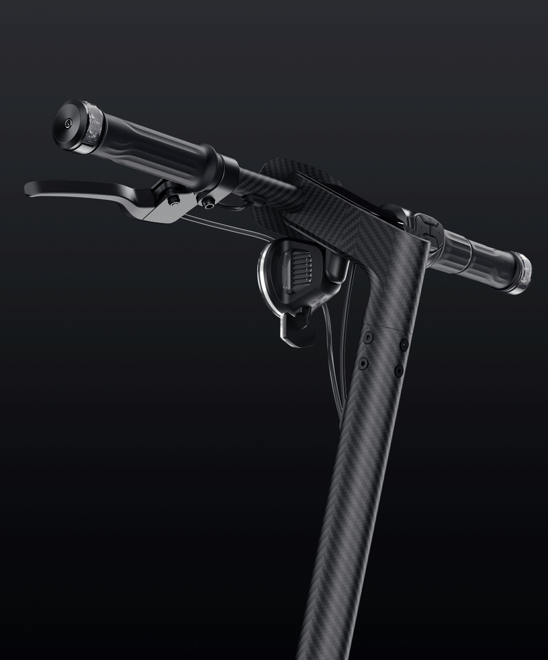 NIU KQi Air Carbon Leichtester Elektro-Roller Black (EU-Version)