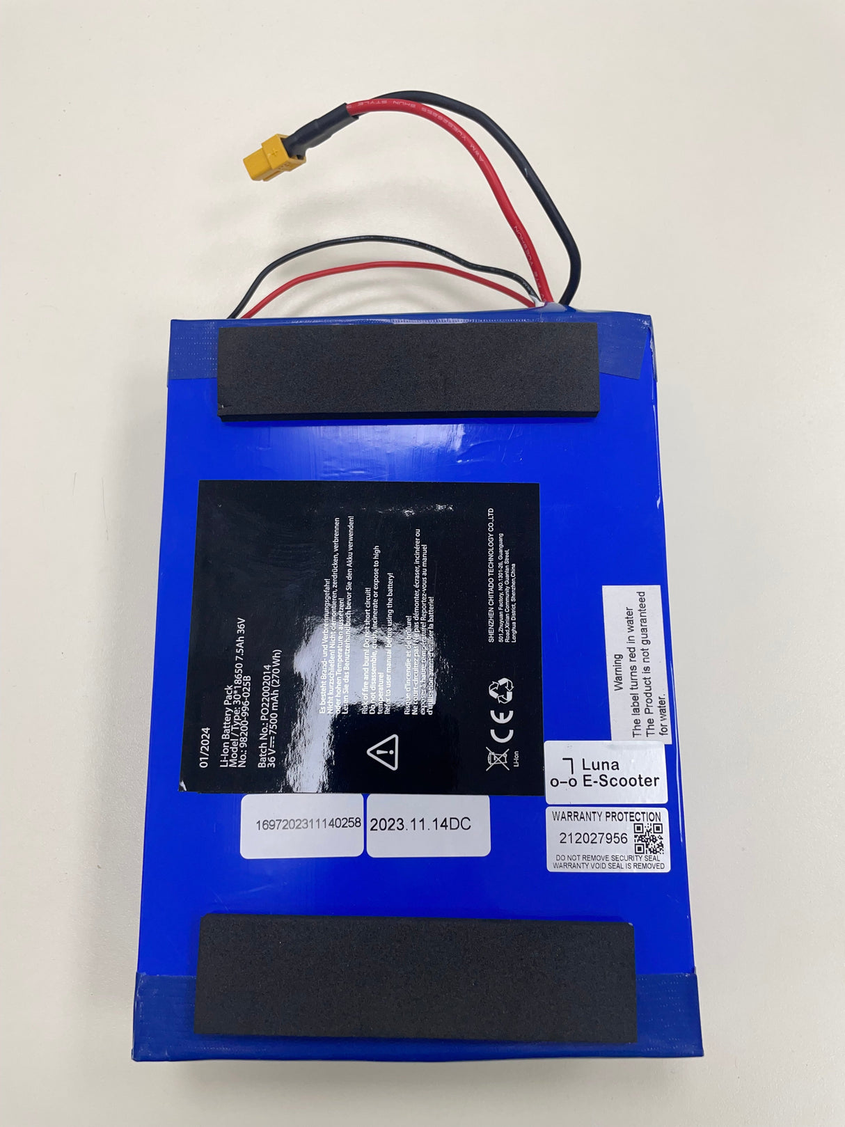 Doc Green Akku 36V 7,5Ah EKS33, EKS66, EKS77