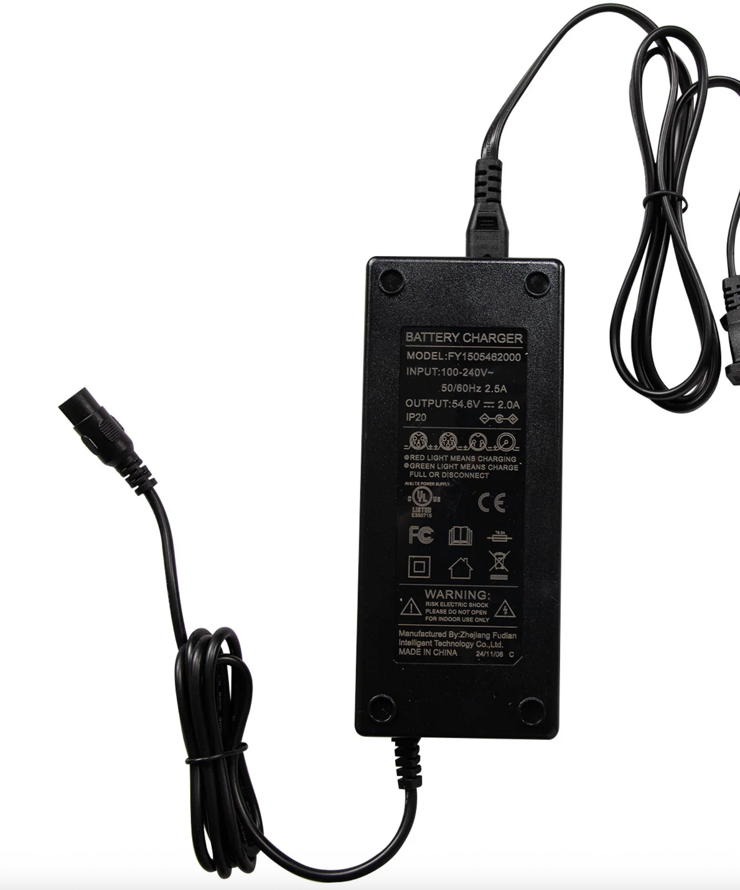 Netz Ladegerät 54,6V 2A GX16