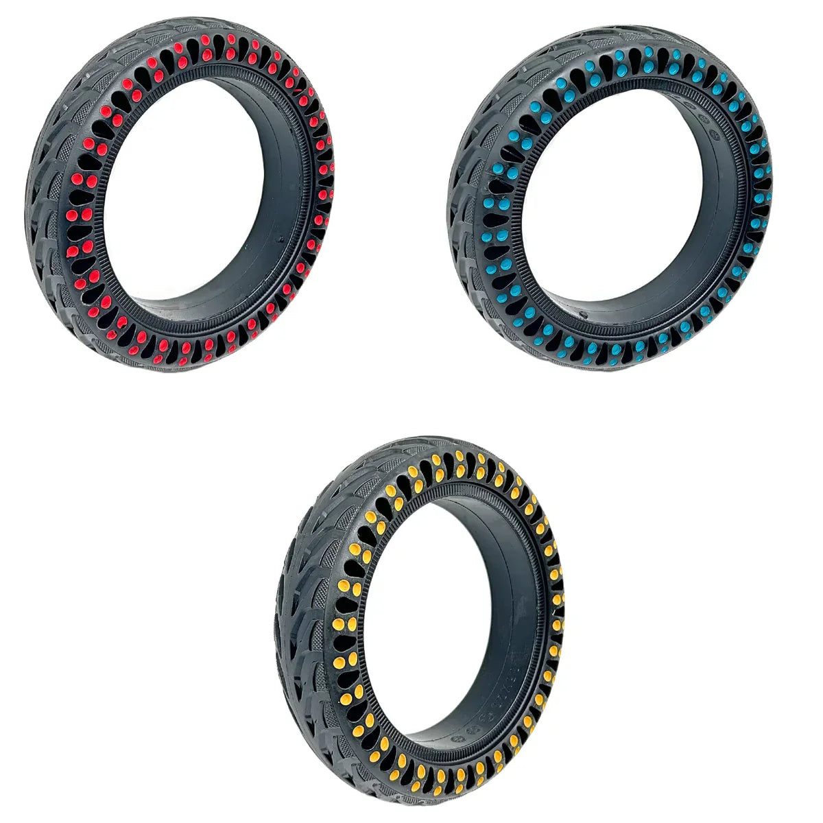 8,5 Zoll Vollgummireifen mit Doppelpunkte