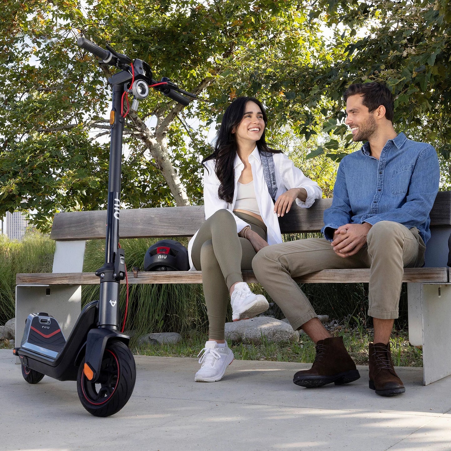 NIU KQi3 Max, Grau Elektro-Roller (EU-Version)