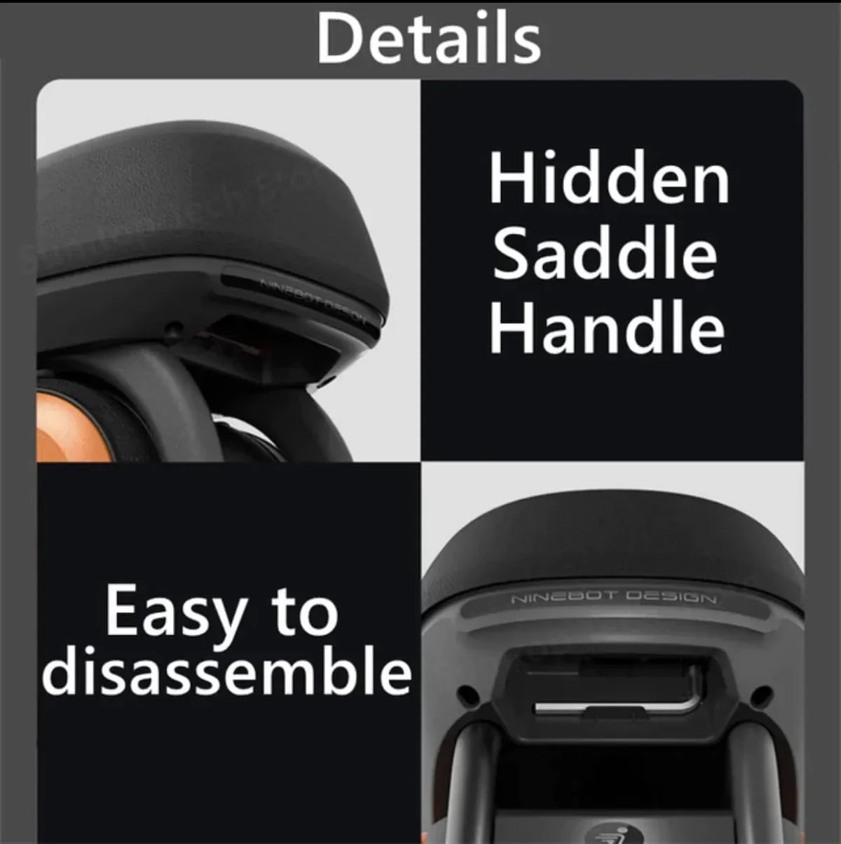 Ninebot Kickscooter F-Serie Sitz