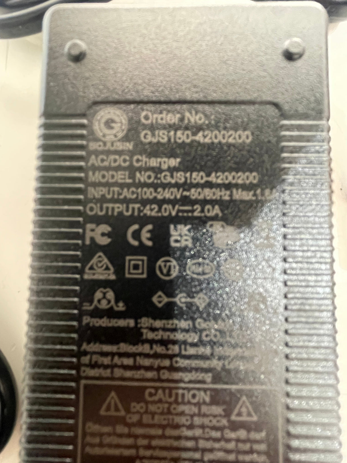 Egret Ladegerät 36 V (EIGHT, #BRLN ab V2, #RVLTN)