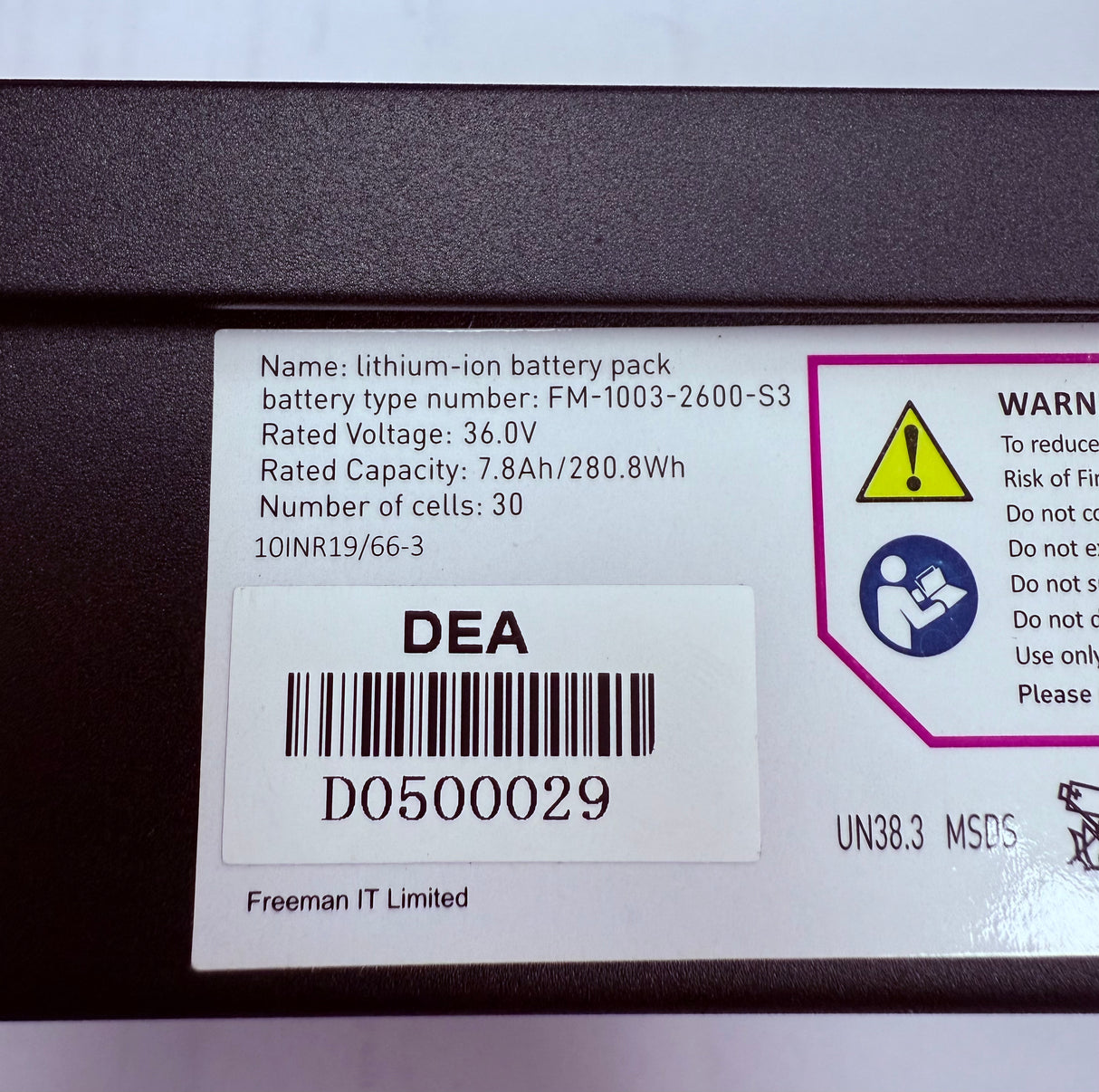 Doc Green EWA 6000 Akku 36V 7,5Ah