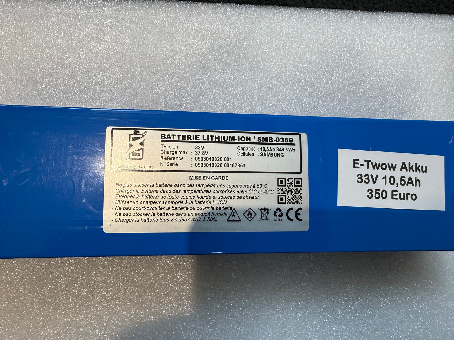 E-Twow Akku 33V 10,5Ah