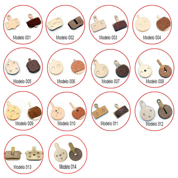 Kupferbremsbeläge 2 Stück