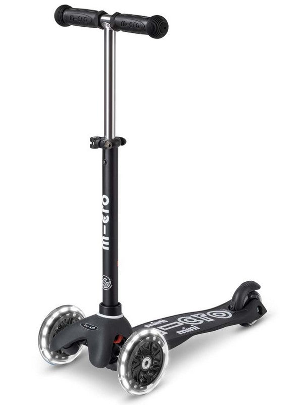 Scooter Mini MICRO DELUXE ECO LED schwarz - MMD165