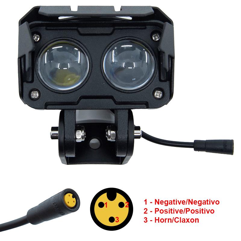 Kugoo Kirin G3 Pro Vorderlicht