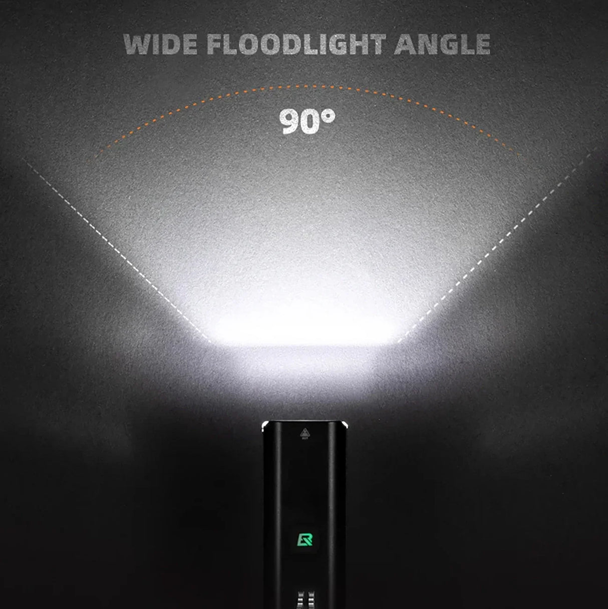 Rockbros RHL1550 Fahrrad-Frontlicht 5000 mAh 1500 lm IPX6 – Schwarz