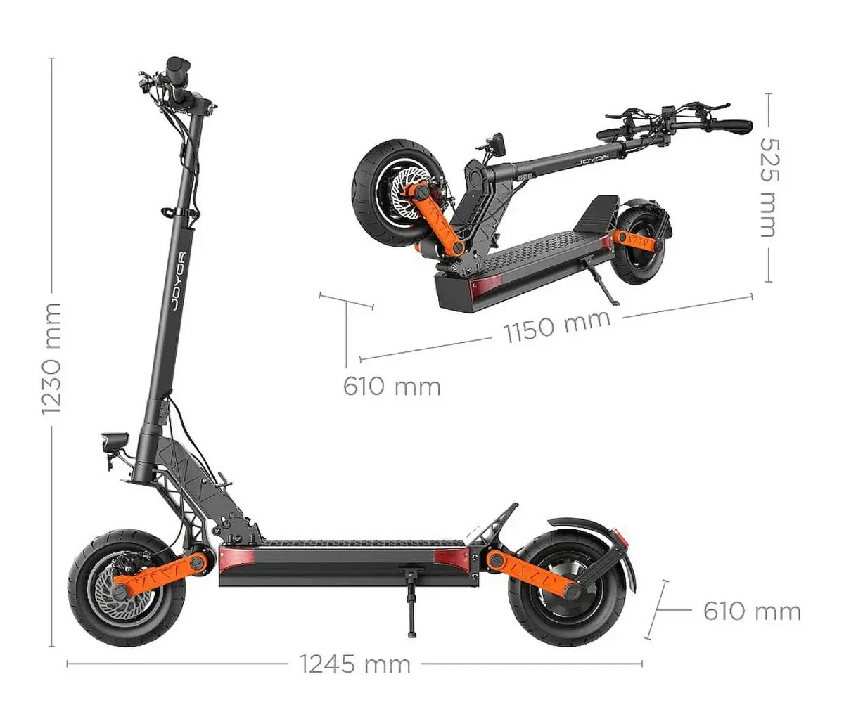 Joyor S8-S-Z E-Scooter Dual Drive