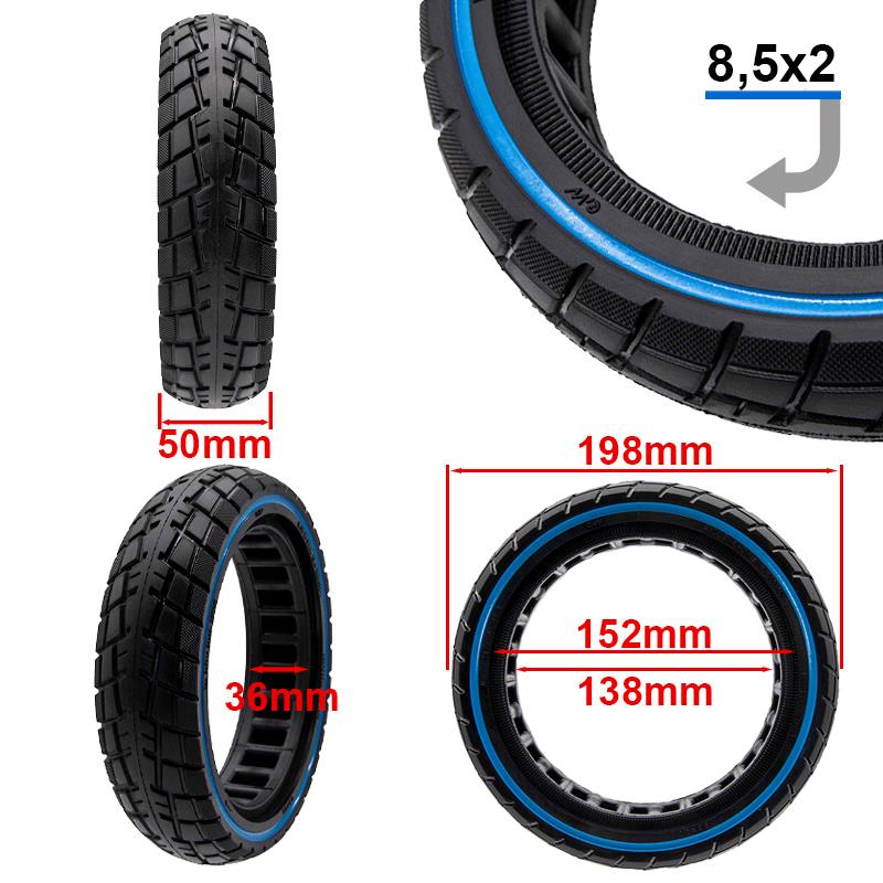 8,5x2 Offroad Blau