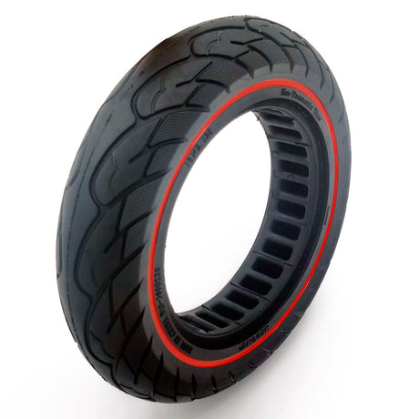10x2.125 Vollgummi Reifen - Roter Streifen
