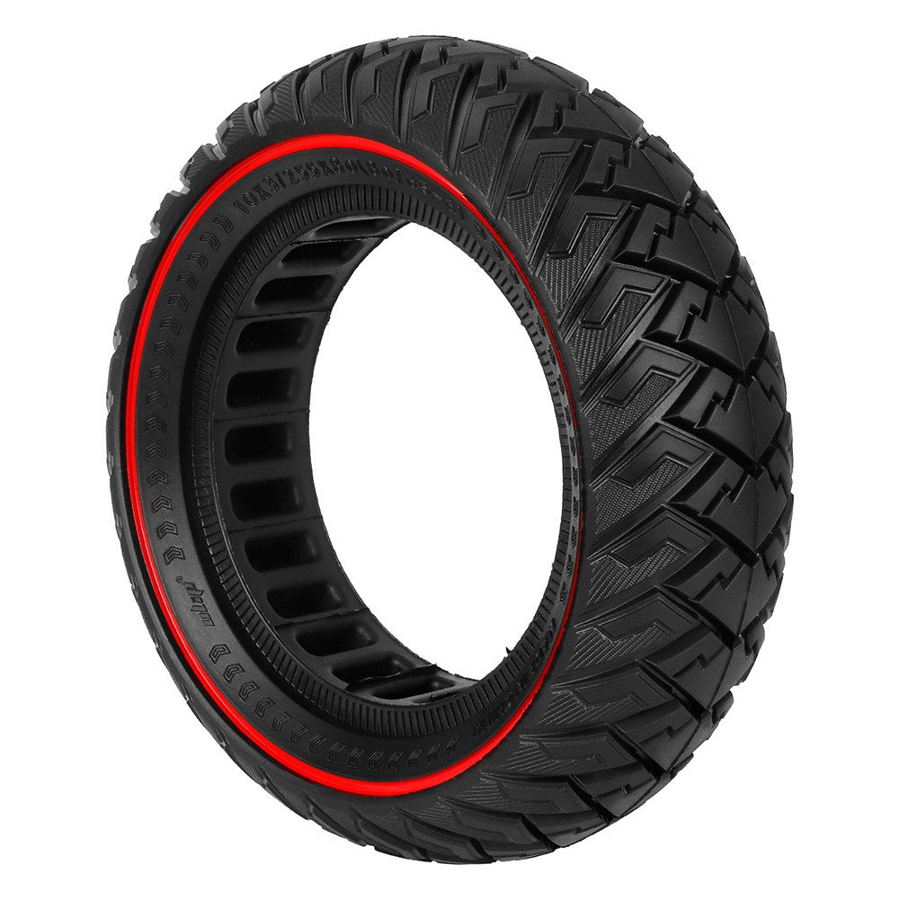 10x3 Vollgummi Reifen Semi Offroad Rote Streifen