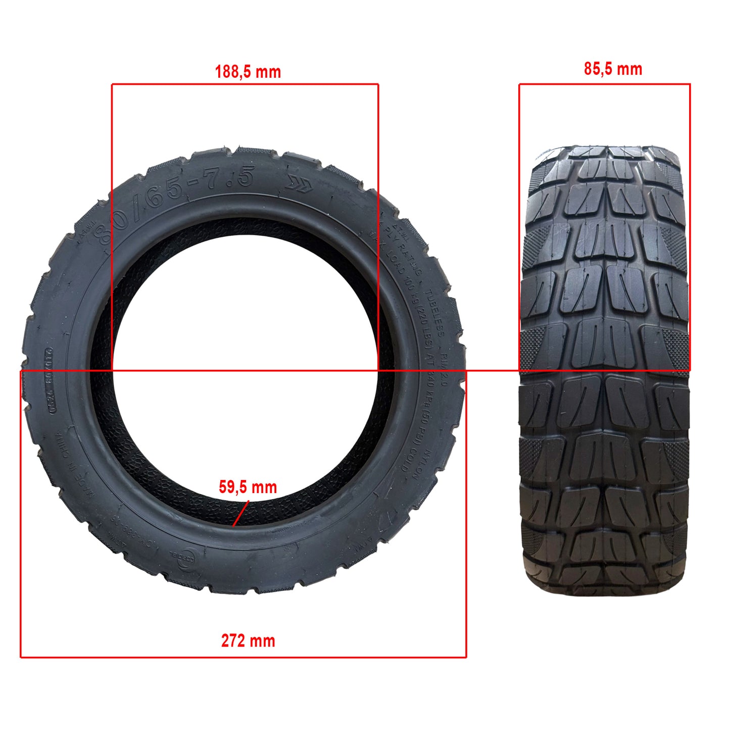 80/65-7,5 Offroad Reifen Navee XT5