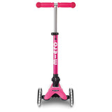 Scooter Mini MICRO DELUXE foldable mit LED Rädern pink - MMD197