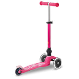 Scooter Mini MICRO DELUXE foldable mit LED Rädern pink - MMD197