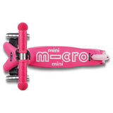 Scooter Mini MICRO DELUXE foldable mit LED Rädern pink - MMD197