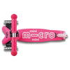 Scooter Mini MICRO DELUXE foldable mit LED Rädern pink - MMD197