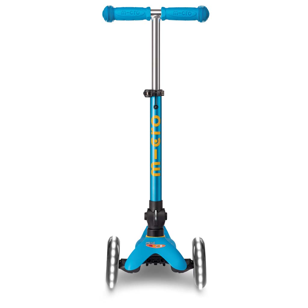 Scooter Mini MICRO DELUXE foldable mit LED Rädern blau - MMD200
