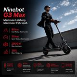 Segway Ninebot eKickScooter MAX G3 + Luna Full Service