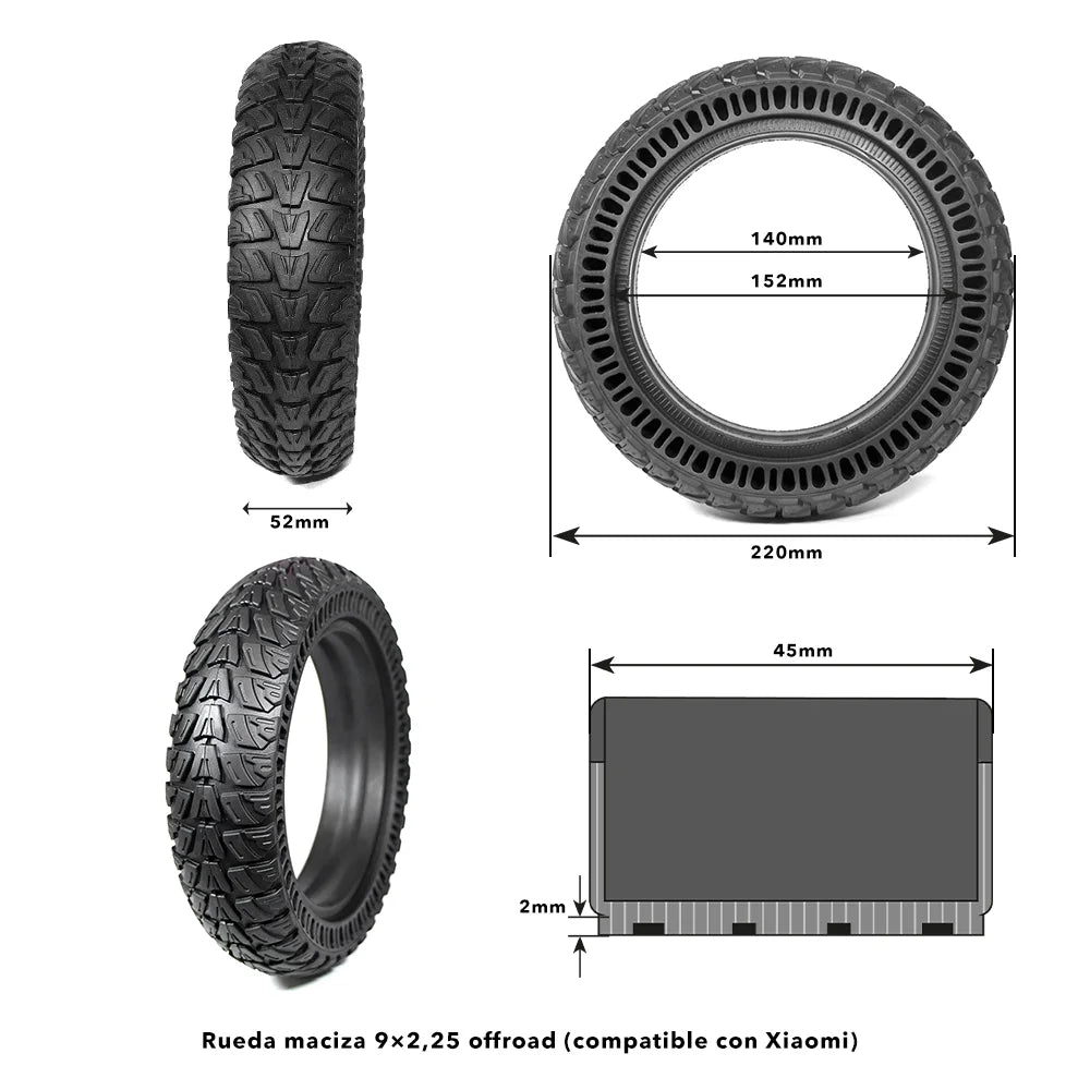 9×2,25-Zoll-Offroad