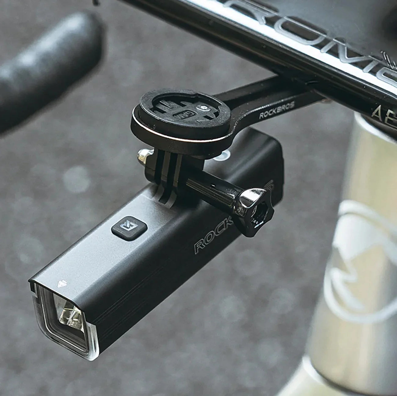 Rockbros RHL1550 Fahrrad-Frontlicht 5000 mAh 1500 lm IPX6 – Schwarz