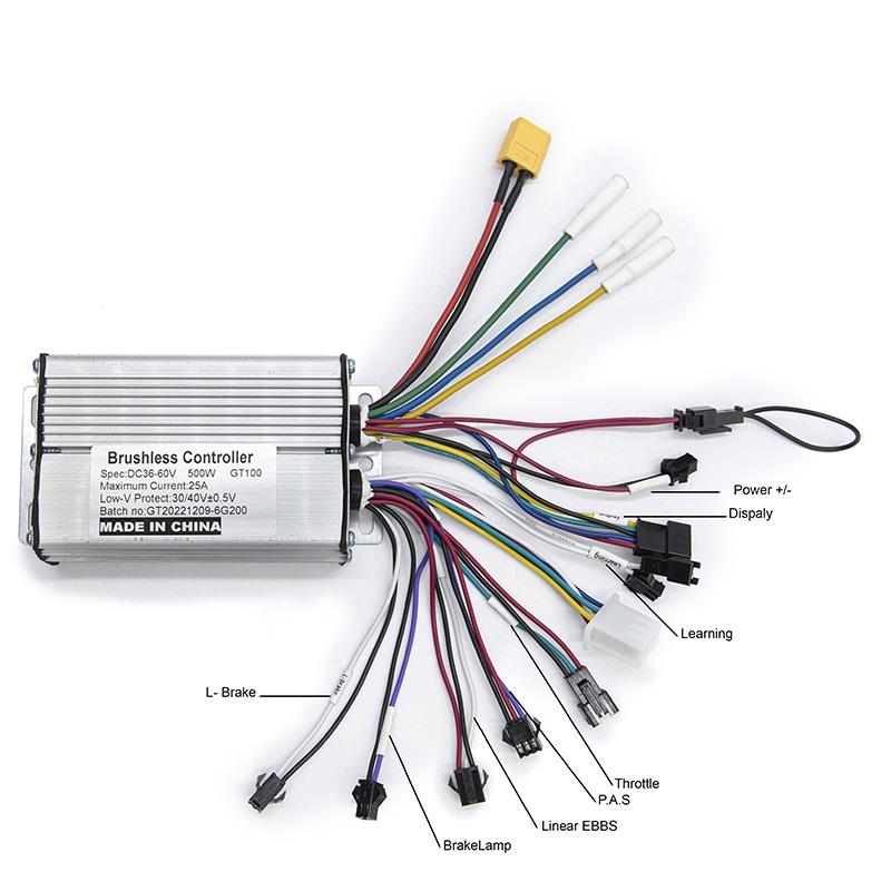 Controller 36/60V 25A 500W + Display GT-100
