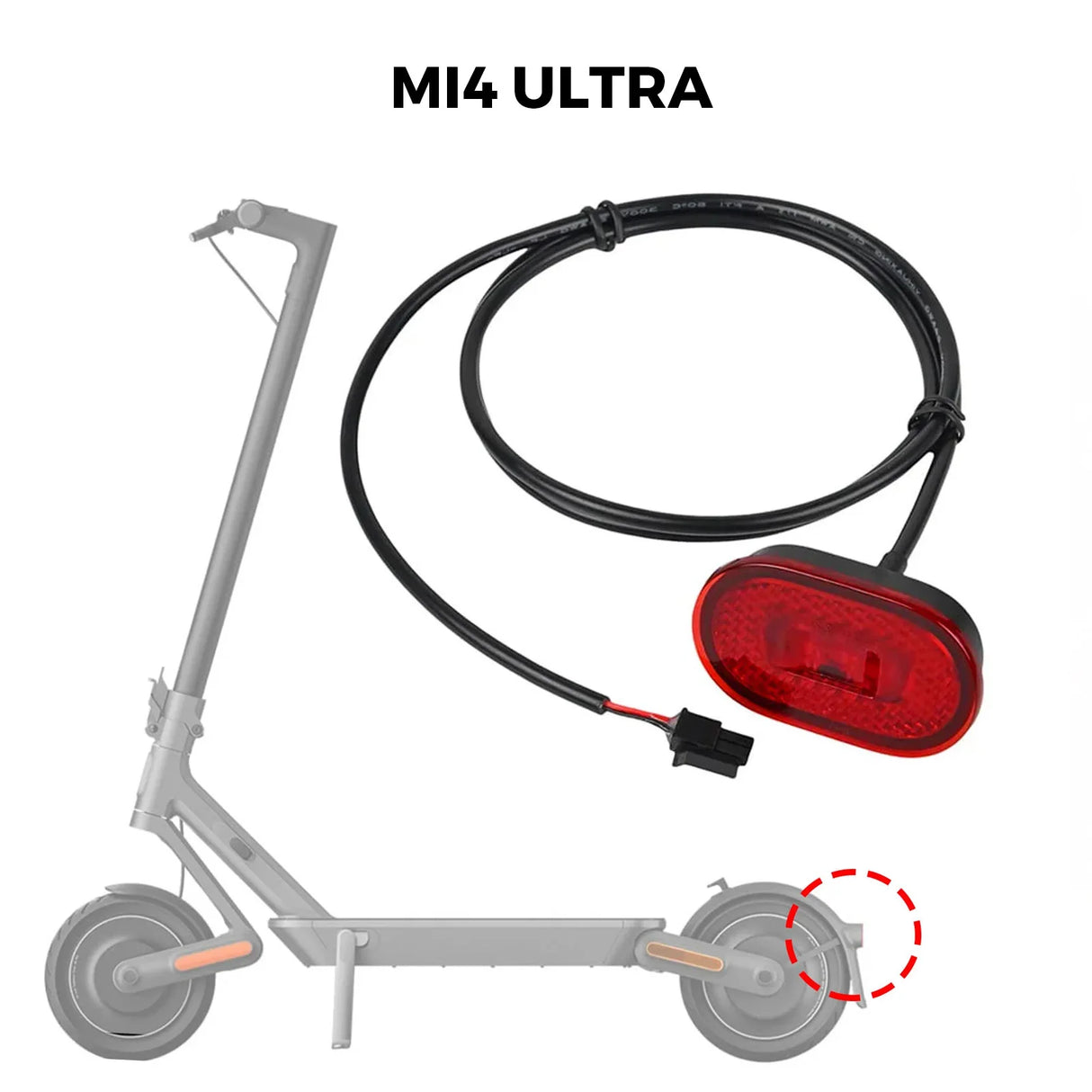 Xiaomi E-Scooter 4 Ultra Rücklicht