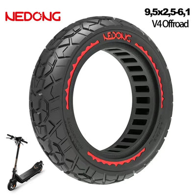 9,5x2,5 Niu Vollgummi Offroad Reifen