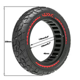 9,5x2,5 Niu Vollgummi Offroad Reifen