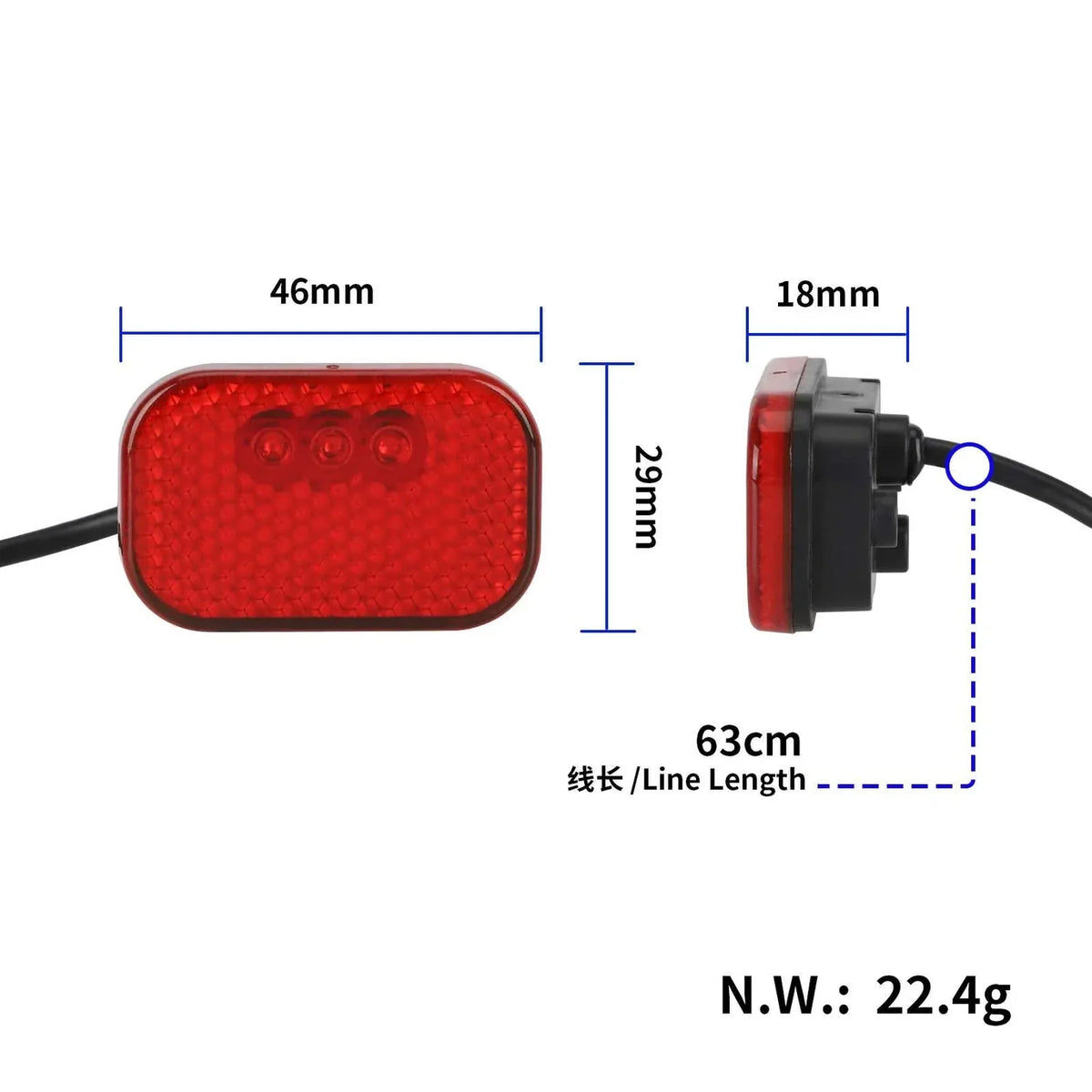 Kukirin G2 Master Rücklicht