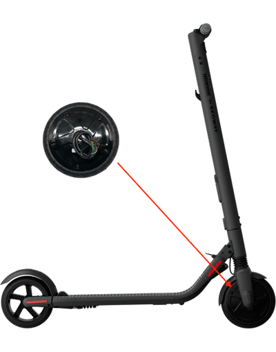 NINEBOT Motor mit Vorderrad passend für ES1 & ES2 & ES4