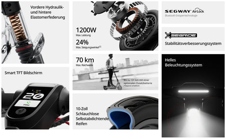 Segway Ninebot KickScooter F3 Pro E + Luna Full Service