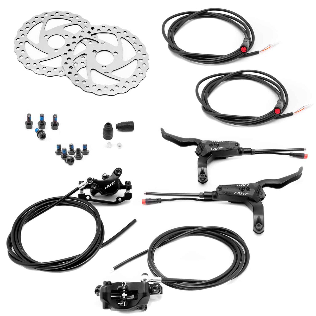 NUTT Hydraulisches Scheibenbremsen-Set vorne + hinten