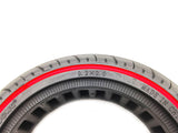 9,2x2 Zoll Vollgummi Reifen Rote Streifen
