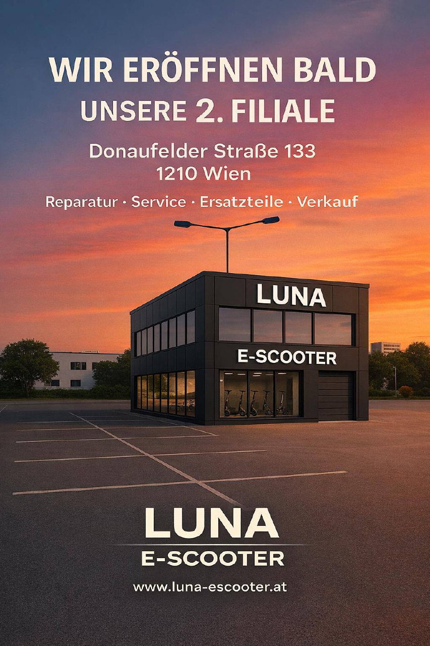 Luna E-Scooter eröffnet bald die zweite Filiale in Wien